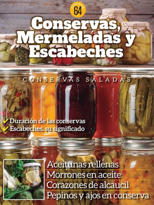 Cover image for Conservas, mermeladas y escabeches